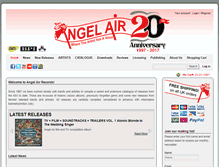 Tablet Screenshot of angelair.co.uk